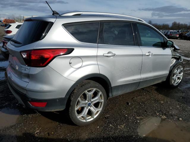 1FMCU9J94KUC30490 - 2019 FORD ESCAPE TITANIUM SILVER photo 3