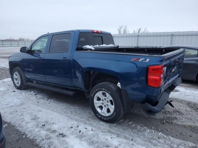 3GCUKREC7JG293329 - 2018 CHEVROLET SILVERADO K1500 LT BLUE photo 2