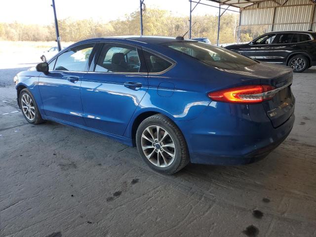 3FA6P0HD9HR320612 - 2017 FORD FUSION SE BLUE photo 2