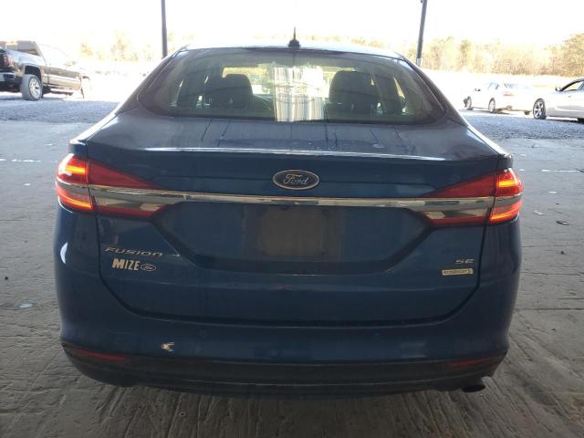 3FA6P0HD9HR320612 - 2017 FORD FUSION SE BLUE photo 6