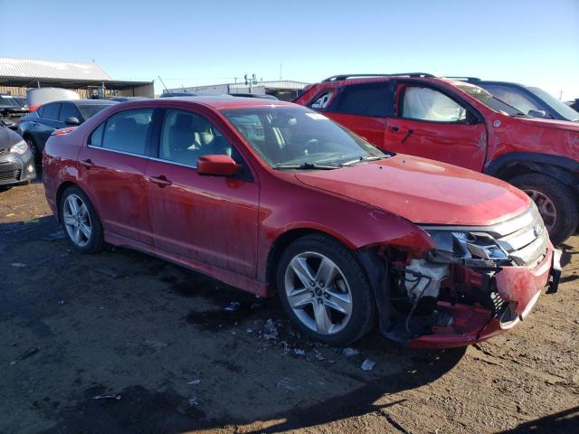 3FAHP0DCXBR234643 - 2011 FORD FUSION SPORT RED photo 4