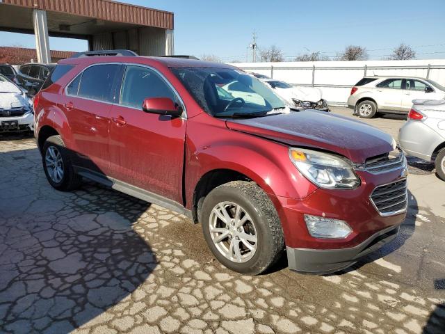 2GNALCEK8H6215594 - 2017 CHEVROLET EQUINOX LT MAROON photo 4