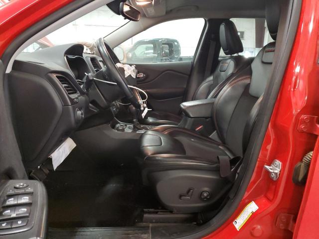1C4PJMBNXKD289380 - 2019 JEEP CHEROKEE TRAILHAWK RED photo 7