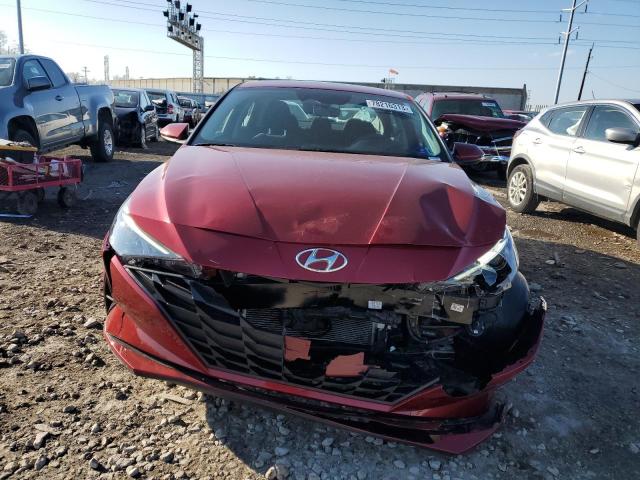 KMHLM4AJ6PU080676 - 2023 HYUNDAI ELANTRA BLUE BURGUNDY photo 5