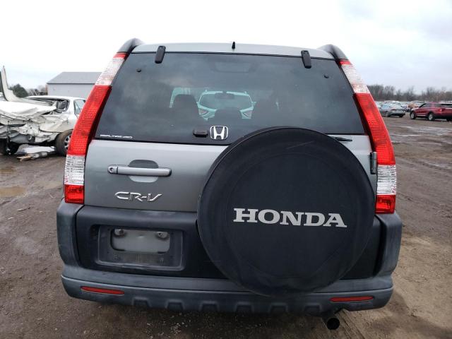 SHSRD78856U404333 - 2006 HONDA CR-V EX GRAY photo 6