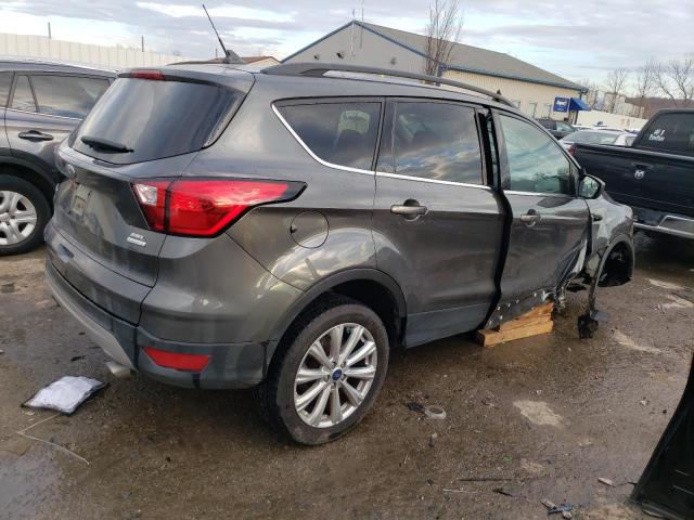 1FMCU0HD7KUB99404 - 2019 FORD ESCAPE SEL GRAY photo 3