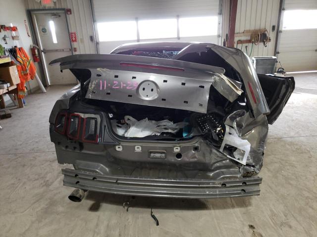 1ZVBP8AMXD5279662 - 2013 FORD MUSTANG GRAY photo 6