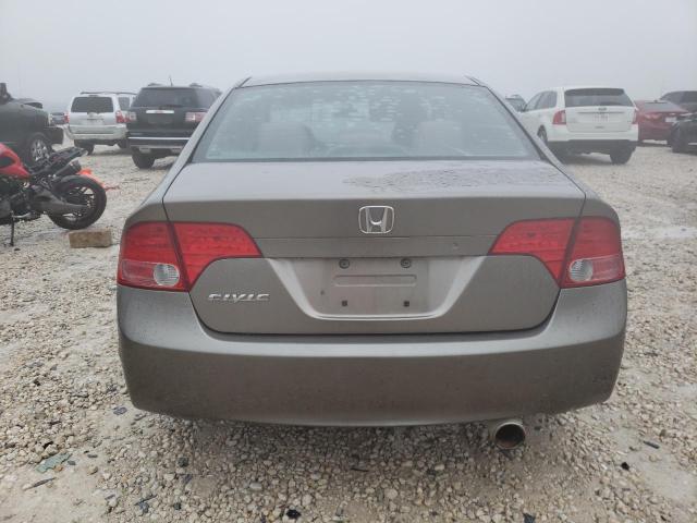 1HGFA16846L041928 - 2006 HONDA CIVIC EX GRAY photo 6