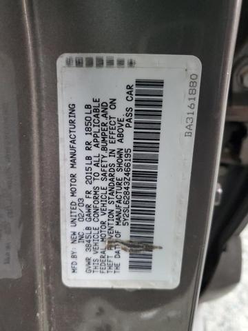 5Y2SL62843Z466195 - 2003 PONTIAC VIBE GRAY photo 12