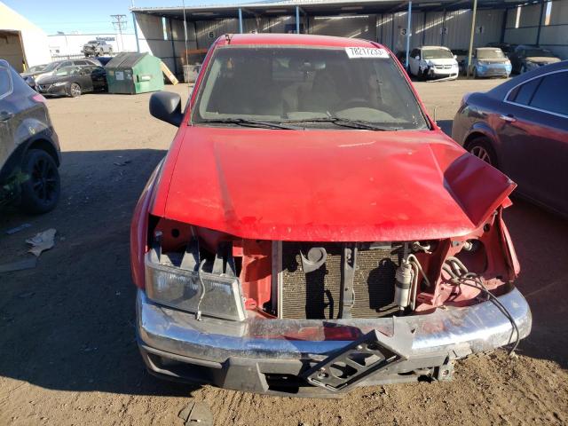 1GTDT196258169709 - 2005 GMC CANYON RED photo 5