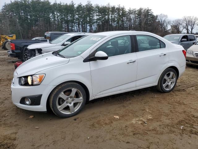 1G1JE5SB7F4146066 - 2015 CHEVROLET SONIC LTZ WHITE photo 1