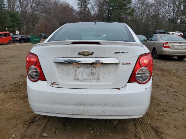 1G1JE5SB7F4146066 - 2015 CHEVROLET SONIC LTZ WHITE photo 6