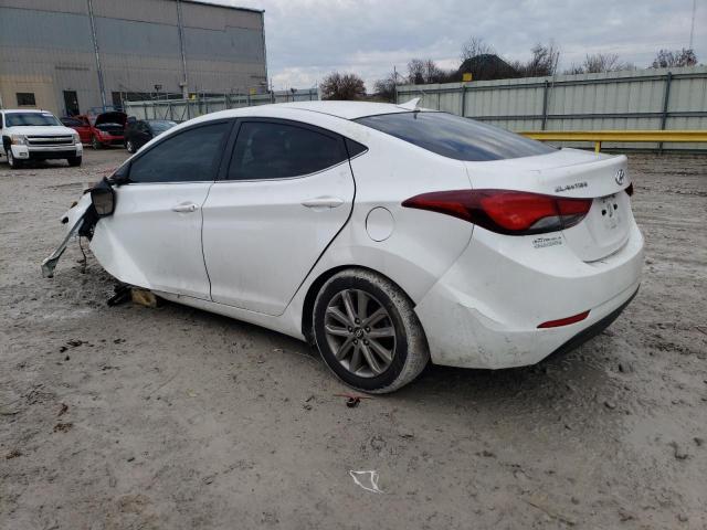 5NPDH4AE0FH571740 - 2015 HYUNDAI ELANTRA SE WHITE photo 2