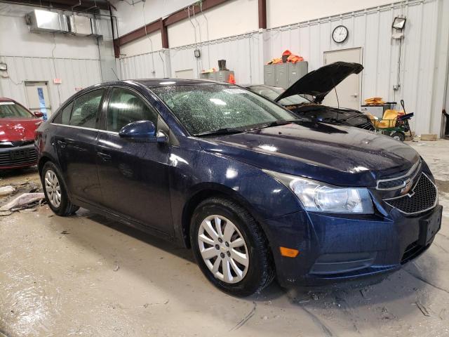 1G1PF5S98B7243936 - 2011 CHEVROLET CRUZE LT BLUE photo 4