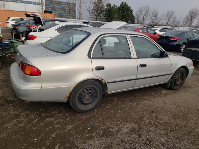 2T1BR12E32C867401 - 2002 TOYOTA COROLLA CE SILVER photo 3