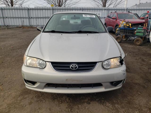 2T1BR12E32C867401 - 2002 TOYOTA COROLLA CE SILVER photo 5