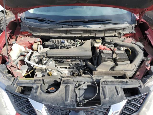 KNMAT2MT6GP614984 - 2016 NISSAN ROGUE S BURGUNDY photo 12