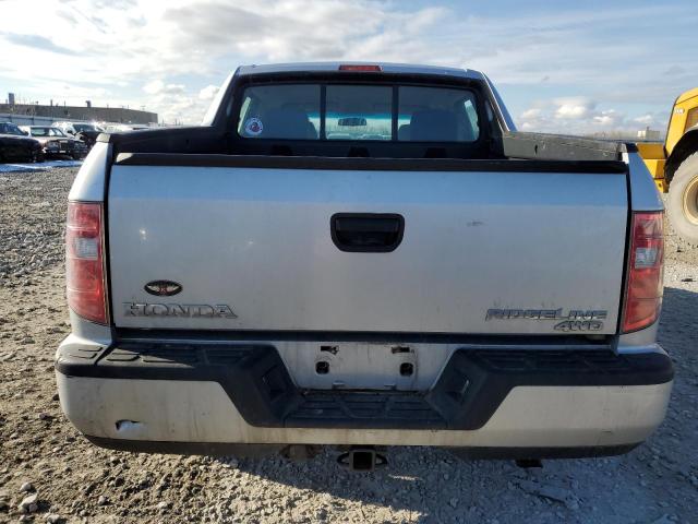 2HJYK162X9H502739 - 2009 HONDA RIDGELINE RT SILVER photo 6