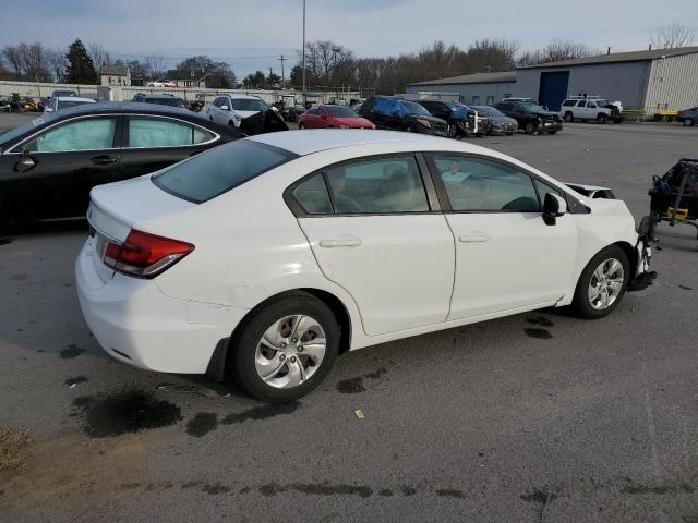 19XFB2F59EE007224 - 2014 HONDA CIVIC LX WHITE photo 3