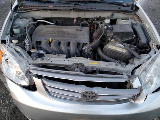 1NXBR32E43Z020043 - 2003 TOYOTA COROLLA CE SILVER photo 11