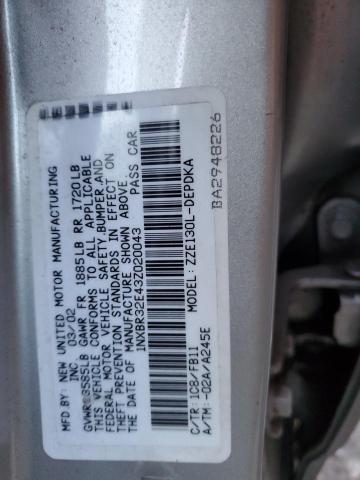 1NXBR32E43Z020043 - 2003 TOYOTA COROLLA CE SILVER photo 13