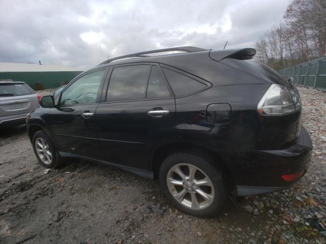 2T2HK31U49C113691 - 2009 LEXUS RX 350 BLACK photo 2