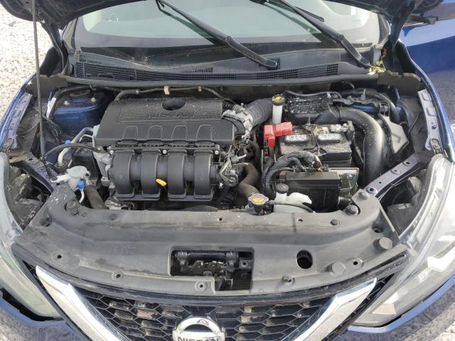 3N1AB7AP0HY374518 - 2017 NISSAN SENTRA S BLUE photo 11