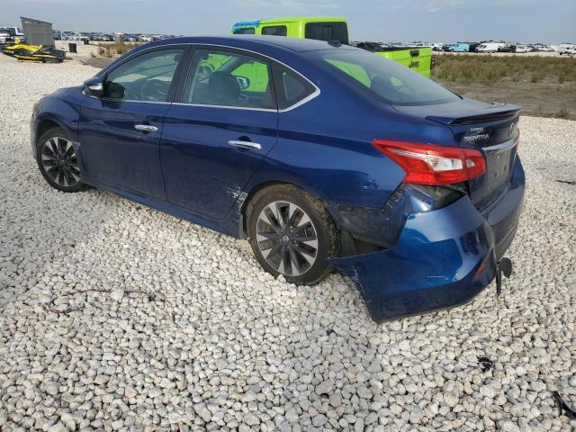 3N1AB7AP0HY374518 - 2017 NISSAN SENTRA S BLUE photo 2