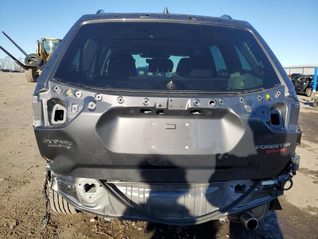 JF2SKAJCXNH405956 - 2022 SUBARU FORESTER SPORT GRAY photo 6