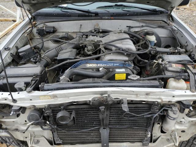 5TEGN92N22Z050902 - 2002 TOYOTA TACOMA DOUBLE CAB PRERUNNER SILVER photo 11