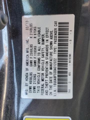 19UUA8F50DA012022 - 2013 ACURA TL TECH BLACK photo 12
