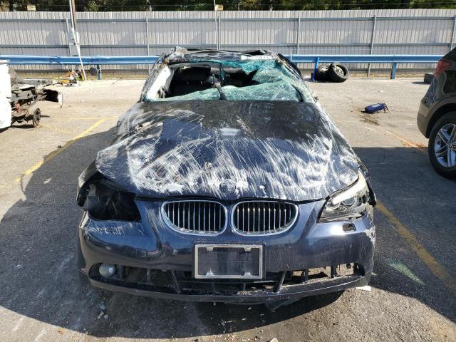 WBANB53597CP04806 - 2007 BMW 550 I BLUE photo 5