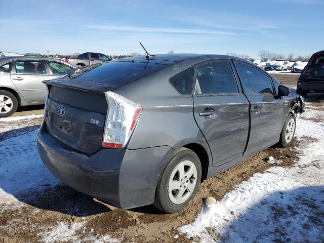 JTDKN3DU6A0154867 - 2010 TOYOTA PRIUS GRAY photo 3