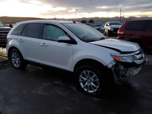 2FMDK4JCXEBB82867 - 2014 FORD EDGE SEL WHITE photo 4