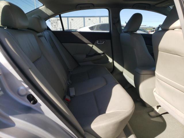 2HGFB2F95CH557753 - 2012 HONDA CIVIC EXL ვერცხლისფერი ფოტო 10