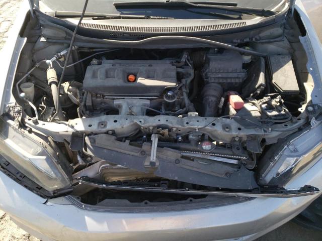 2HGFB2F95CH557753 - 2012 HONDA CIVIC EXL ვერცხლისფერი ფოტო 11