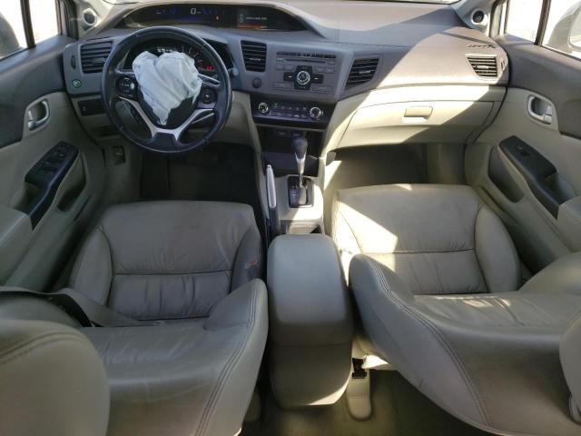 2HGFB2F95CH557753 - 2012 HONDA CIVIC EXL ვერცხლისფერი ფოტო 8