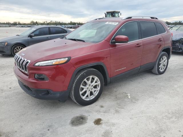 1C4PJLCB1GW143802 - 2016 JEEP CHEROKEE LATITUDE MAROON photo 1