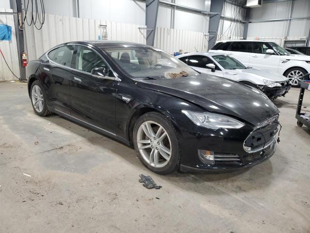 5YJSA1S1XEFP57367 - 2014 TESLA MODEL S BLACK photo 4