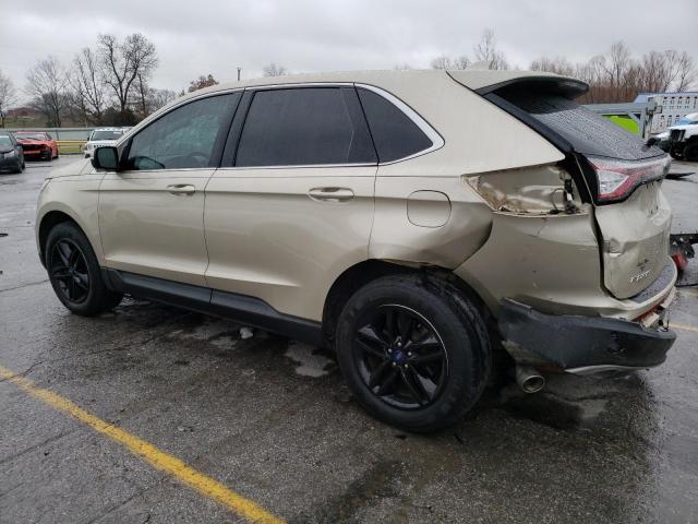 2FMPK4J83HBC29718 - 2017 FORD EDGE SEL GOLD photo 2