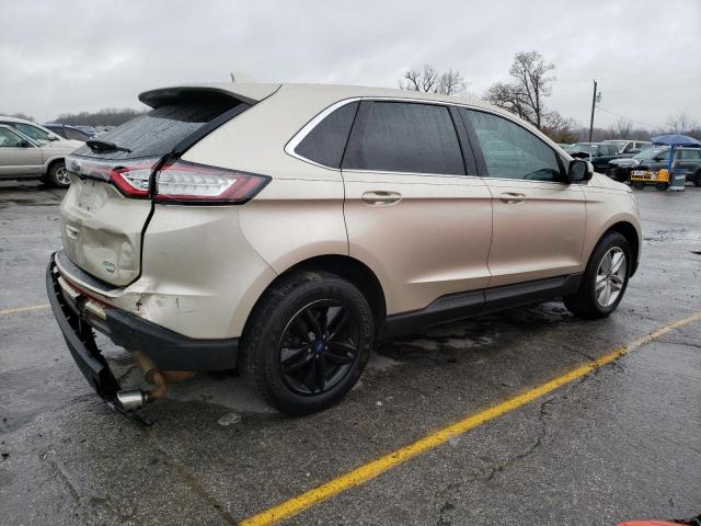 2FMPK4J83HBC29718 - 2017 FORD EDGE SEL GOLD photo 3