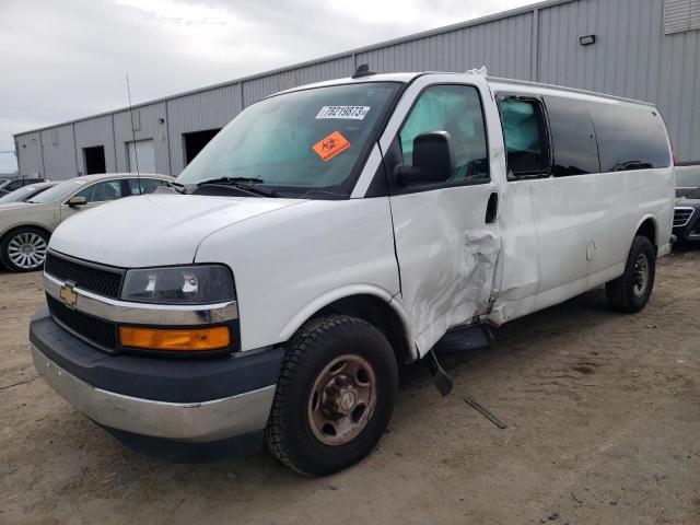 1GAZGPFG6K1264040 - 2019 CHEVROLET EXPRESS G3 LT WHITE photo 1