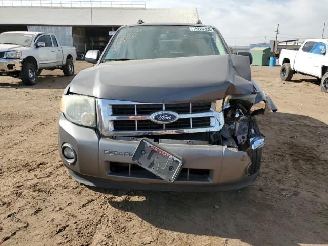 1FMCU0D77CKB78176 - 2012 FORD ESCAPE XLT GRAY photo 5