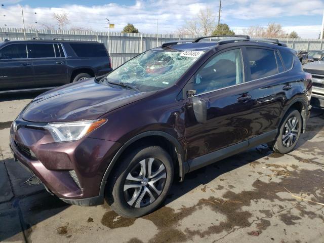 2T3BFREV8GW470749 - 2016 TOYOTA RAV4 LE PURPLE photo 1