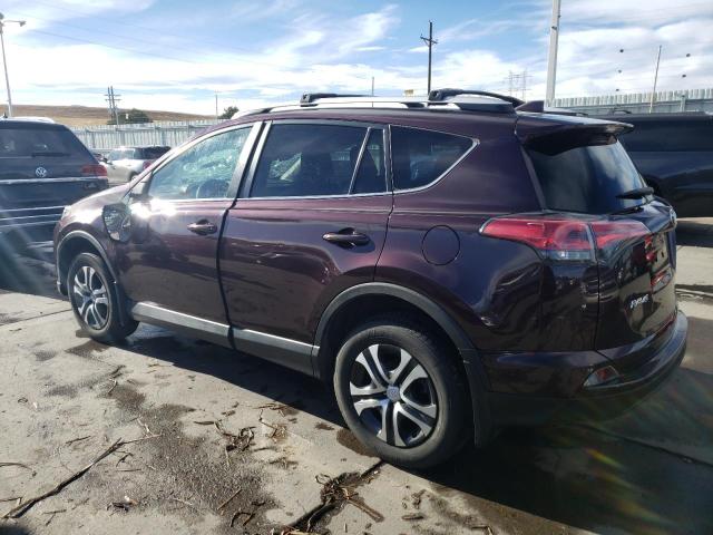 2T3BFREV8GW470749 - 2016 TOYOTA RAV4 LE PURPLE photo 2