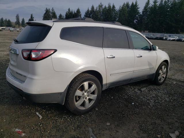 1GNKVJKD5GJ327330 - 2016 CHEVROLET TRAVERSE LTZ WHITE photo 3