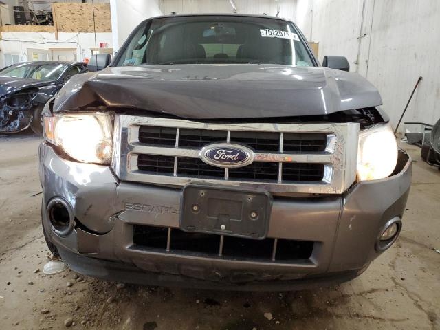 1FMCU9DG8CKC26112 - 2012 FORD ESCAPE XLT GRAY photo 5