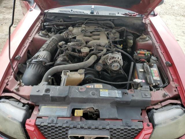 1FAFP44401F150849 - 2001 FORD MUSTANG RED photo 11
