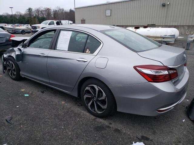 1HGCR2F99HA157781 - 2017 HONDA ACCORD EXL SILVER photo 2