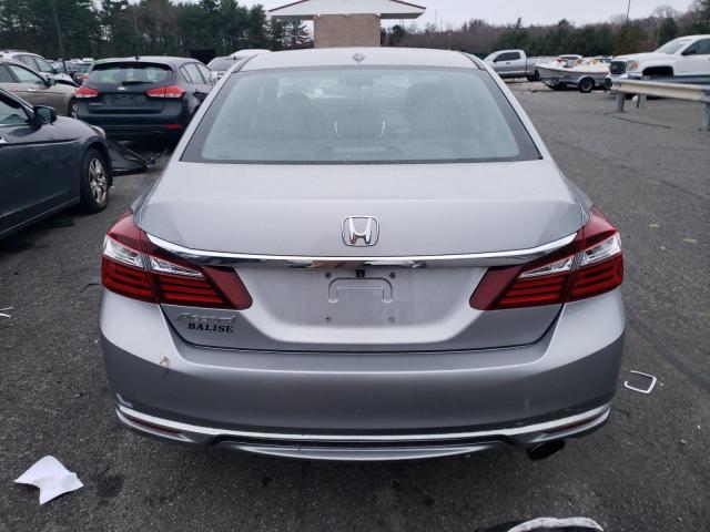 1HGCR2F99HA157781 - 2017 HONDA ACCORD EXL SILVER photo 6